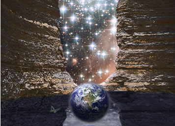 Digital Art Creating fantastic places and landscapes based on concepts from astronomy, space science and physics.
